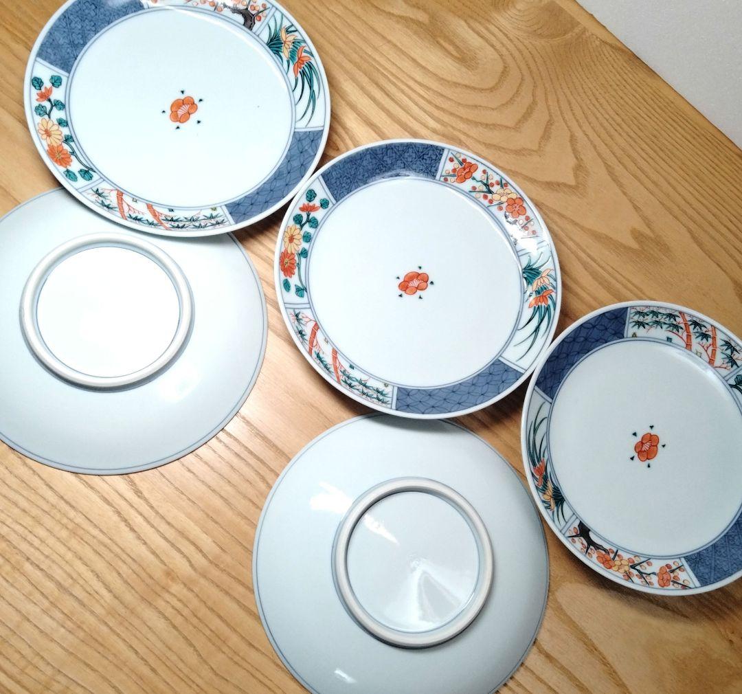 ☆ 平安六峰 清水焼 色絵皿