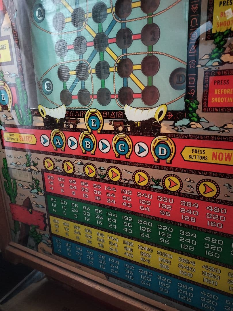 Bally BONANZA ビンゴゲーム ピンボール　ヘッドのみ 部品多数 照明