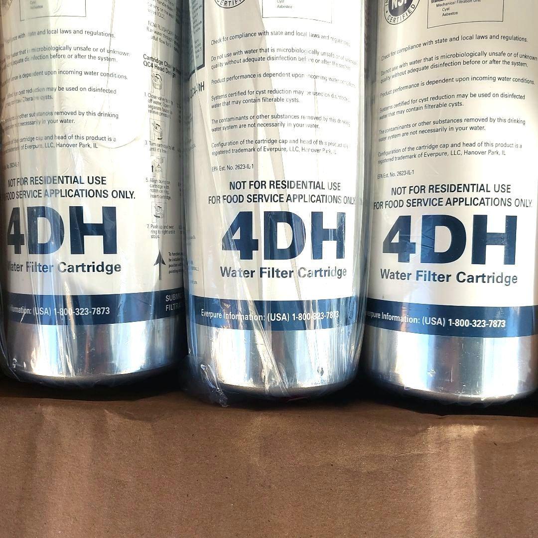 ✡️在庫限りエバーピュア業務用4DH高性能浄水器整水器 新品フィルター3本