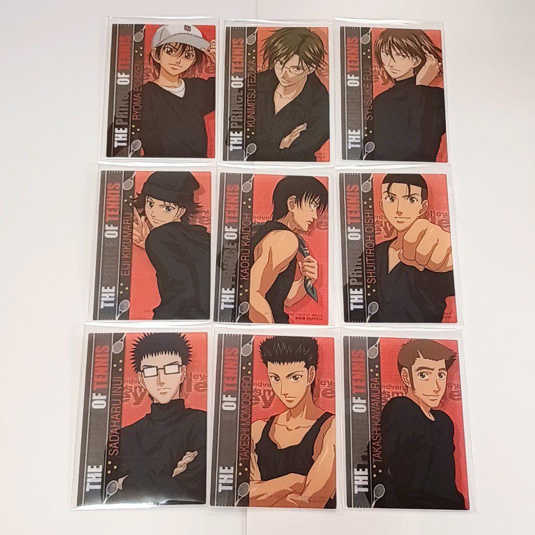 ⑯テニスの王子様　シャイニングクリアカード　黒服　コンプリート 9枚セット