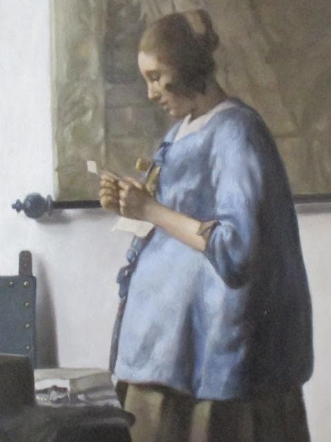 青衣の女（フェルメール模写）