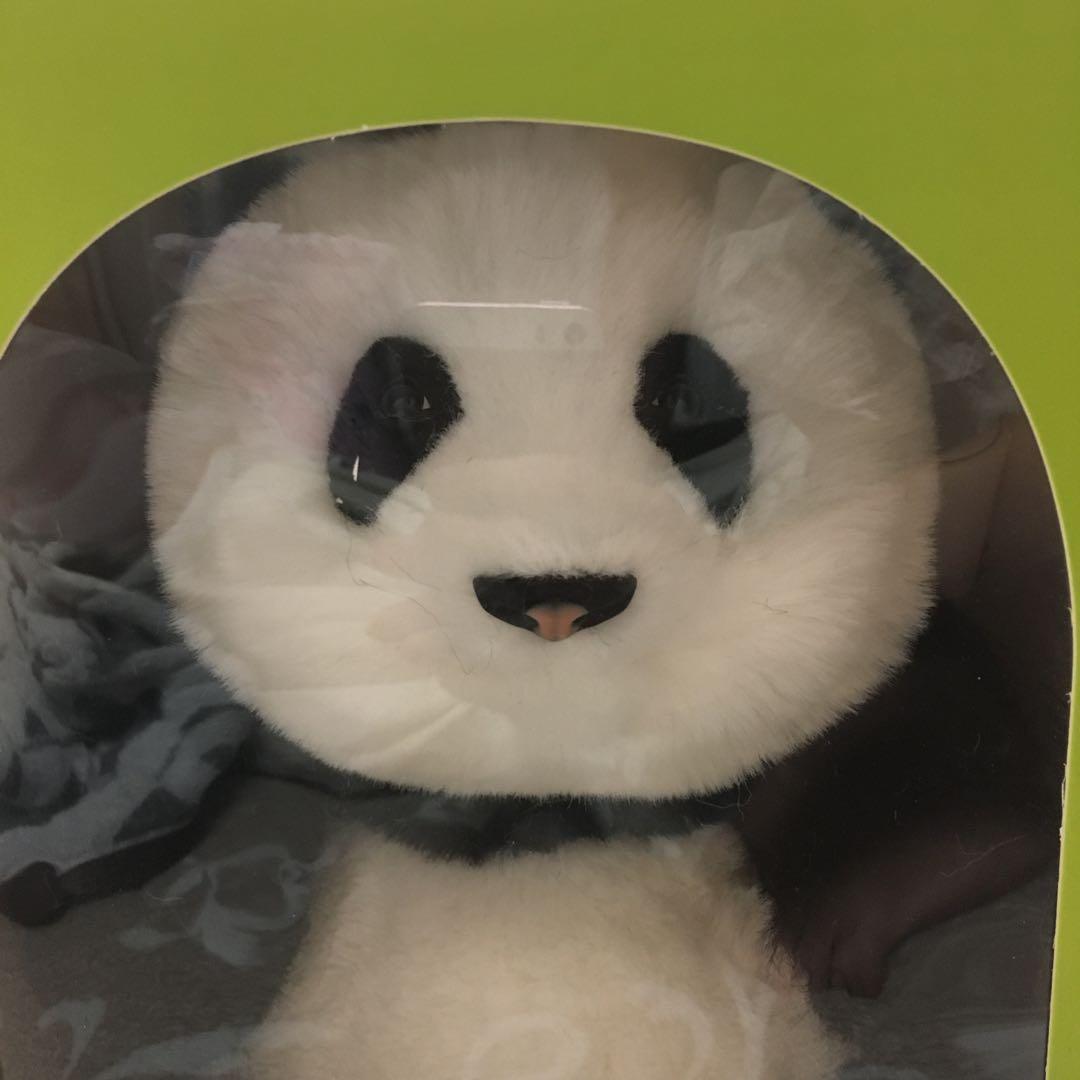 パンダ　ファーファー　ぬいぐるみ　1点