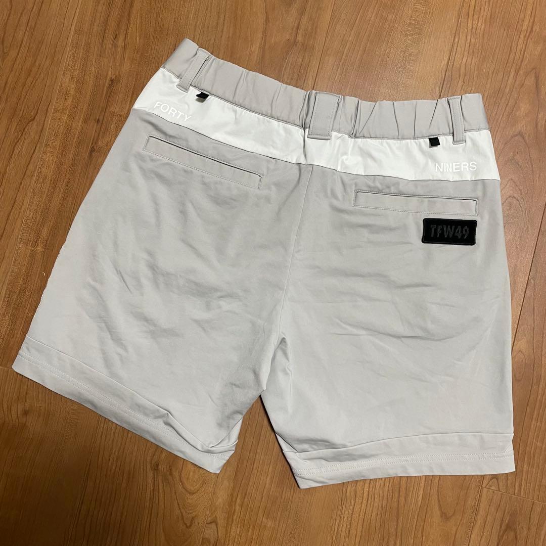 2025最新　TFW49 ハーフパンツ　グレー　L ゴルフ　ショートパンツ