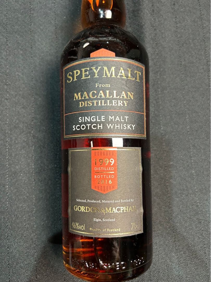 Yokuです！　スペイモルトフロム マッカラン1999 ゴードン&マクファ