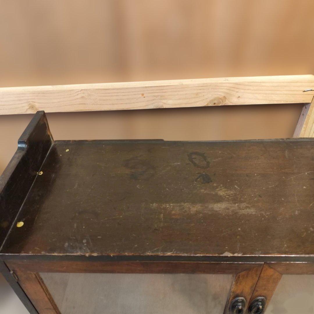 アンティーク ライティングビューロー 大正ロマン 昭和レトロ 飾り棚 古道具