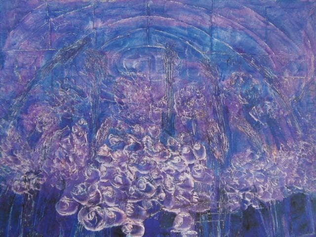 芝田キク、【組曲（あさ）】、希少な額装用画集画、新品高級額 額装付