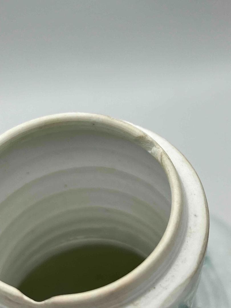 北宋時代　青白磁瓜形水注　影青執壺　湖田窯　影青 水注　水指　（F119）