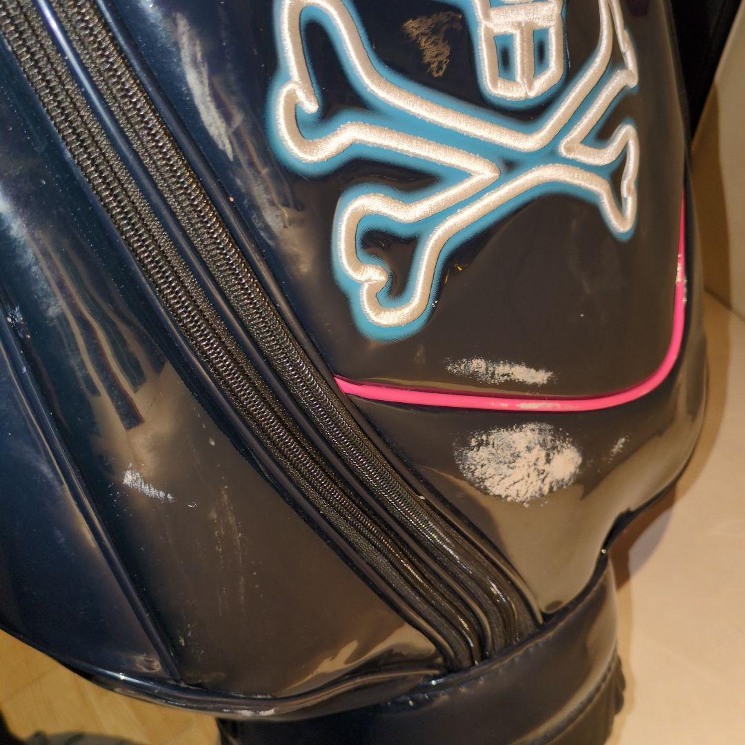 最終セール Psycho Bunny キャディバッグ サイコバニー ネイビー