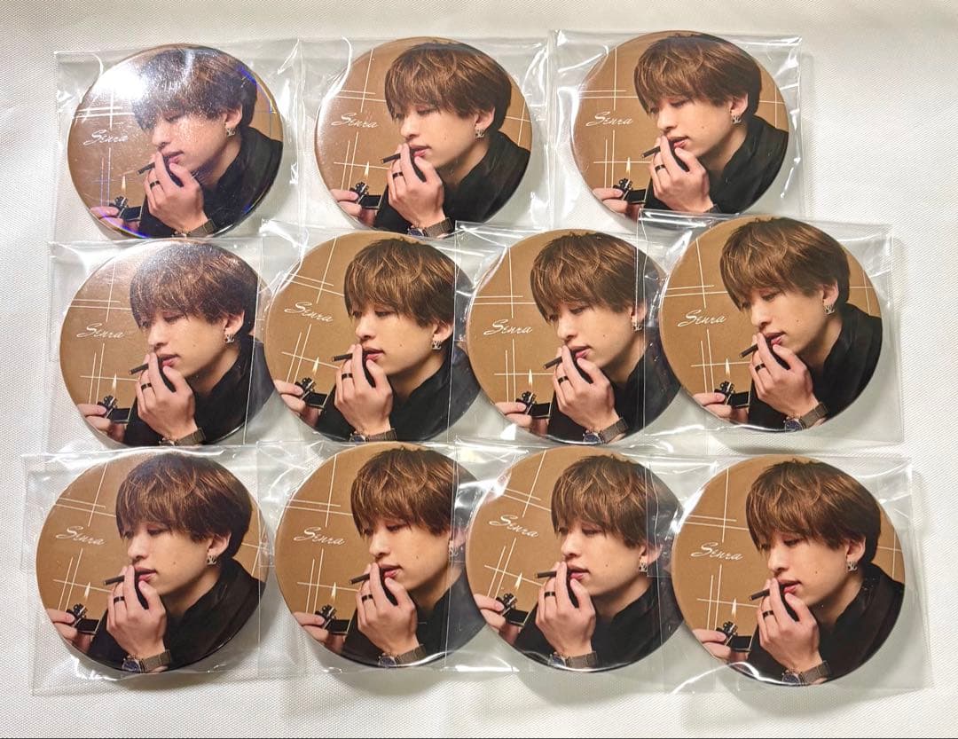 センラMARCEL 2024 センワン たばこ 実写 缶バッジ