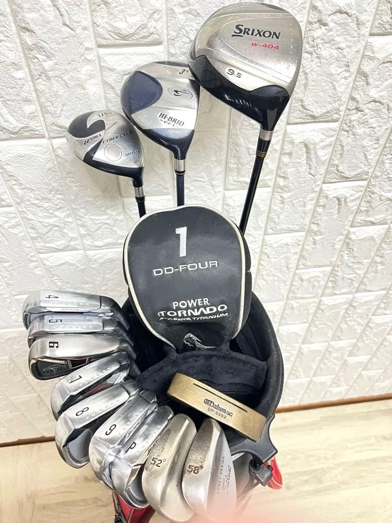 初心者おすすめ メンズゴルフクラブセット スリクソン キャディバッグ付