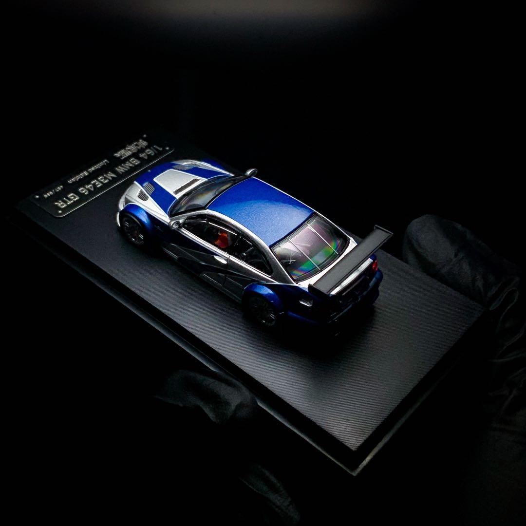 ミニカー 1/64 Ghost Player  M3 E46 GTR