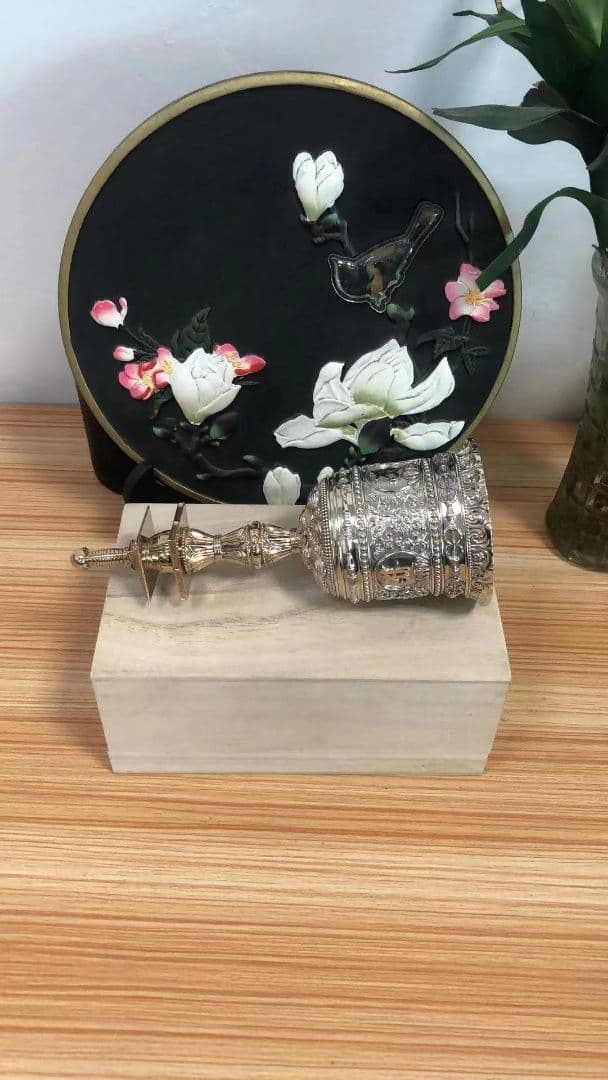 【修縁堂】金剛塔鈴 鐘 法器仏具 チベット密教 バジュラ希少vajra21CM