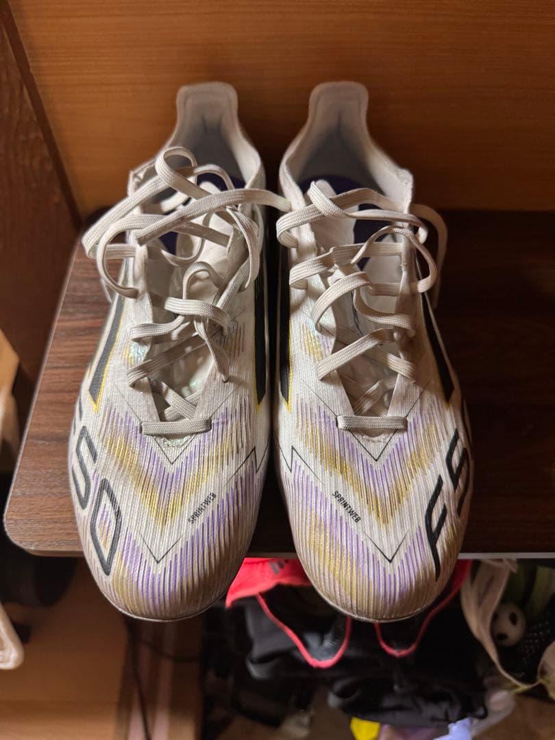 adidas F50 サッカーシューズ ホワイト/ブラック