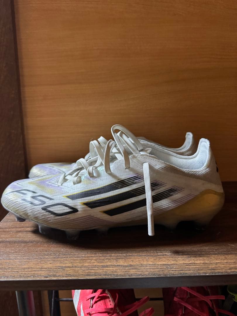 adidas F50 サッカーシューズ ホワイト/ブラック