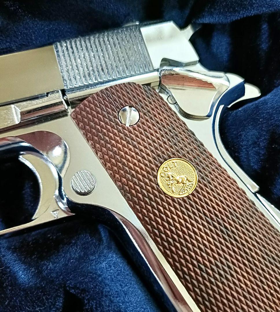 m*0様 東京マルイ コルトガバメント シリーズ'70 ニッケルフィニッシュ ガ
