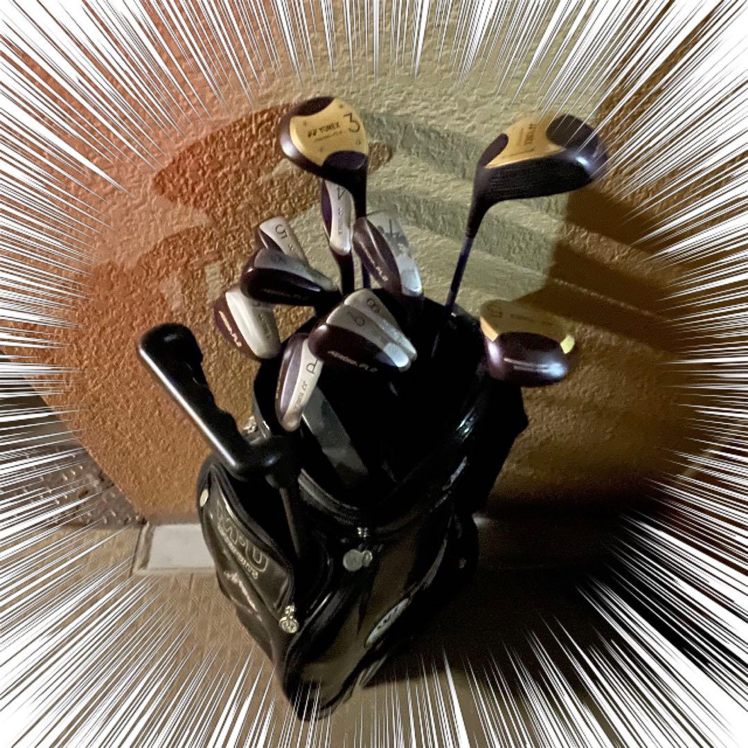 YONEX レディース ゴルフクラブセット(ミッキーのヘッドカバー他おまけ多数)