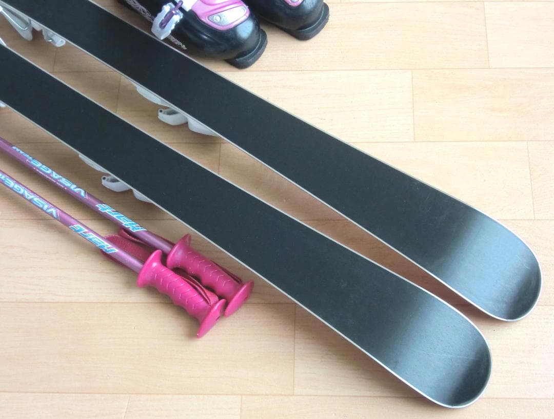 ■■送料無料■ELAN■子供用スキーフルセット■板120靴22■WAX済■■