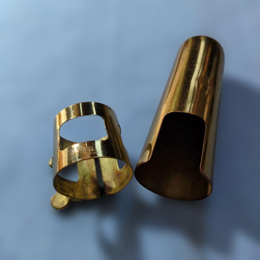 アルトサックスHR　メイヤーヴィンテージリガチャー＆キャップ