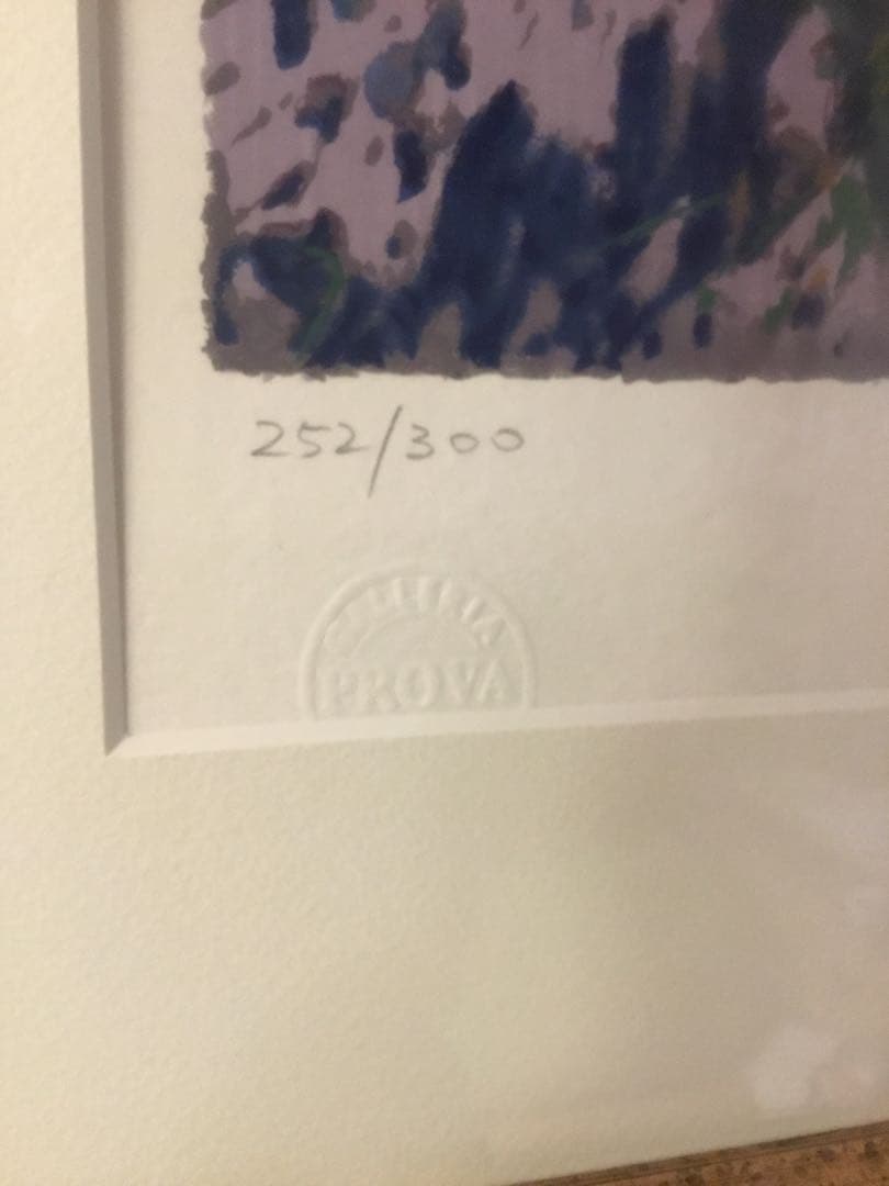 【真作】最終価格Jトレンツ・リャド　薔薇　シルクスクリーン　遺族サイン　保証書付