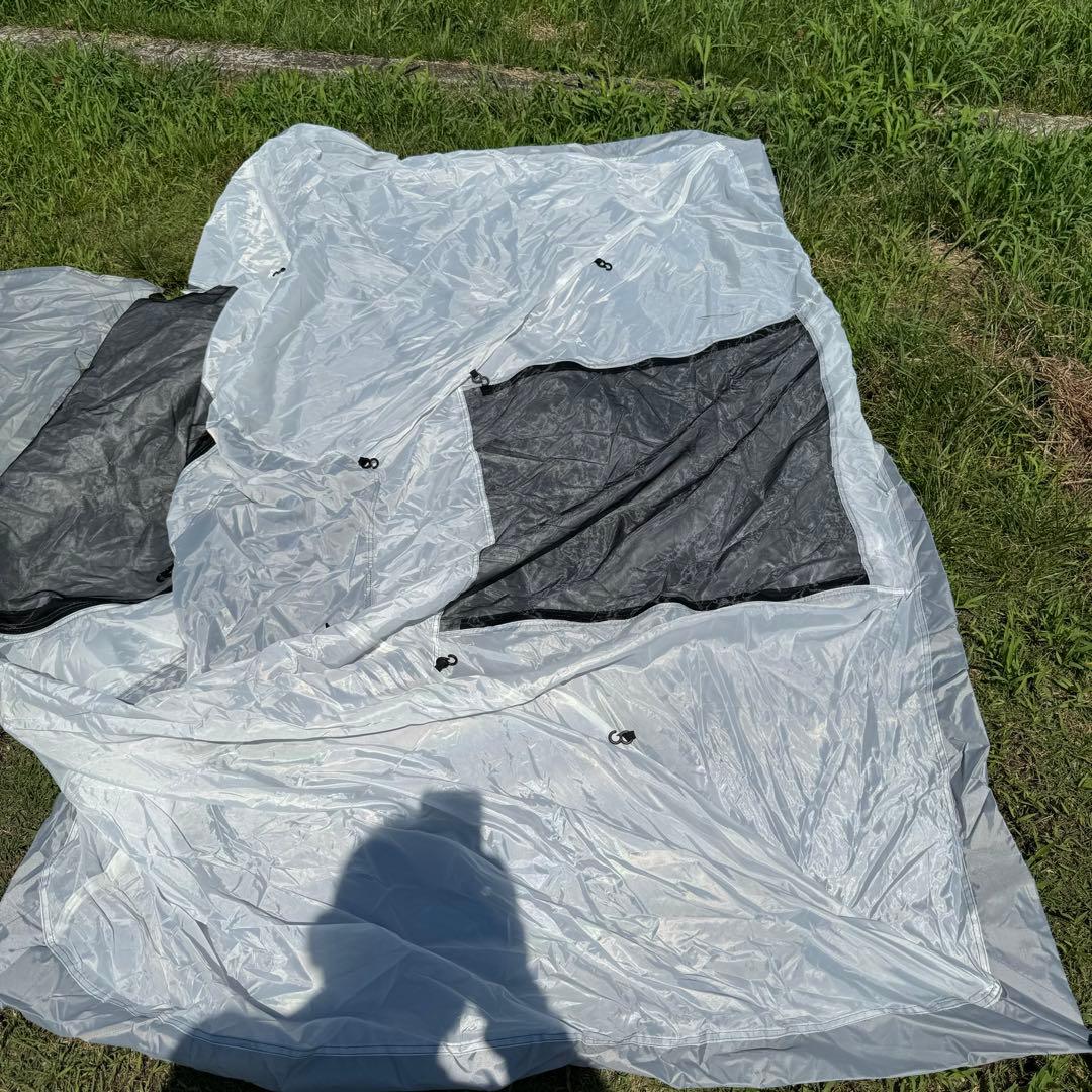 「骨組み破損」DODライダーズバイクインテント　 ワンタッチ 大きな前室