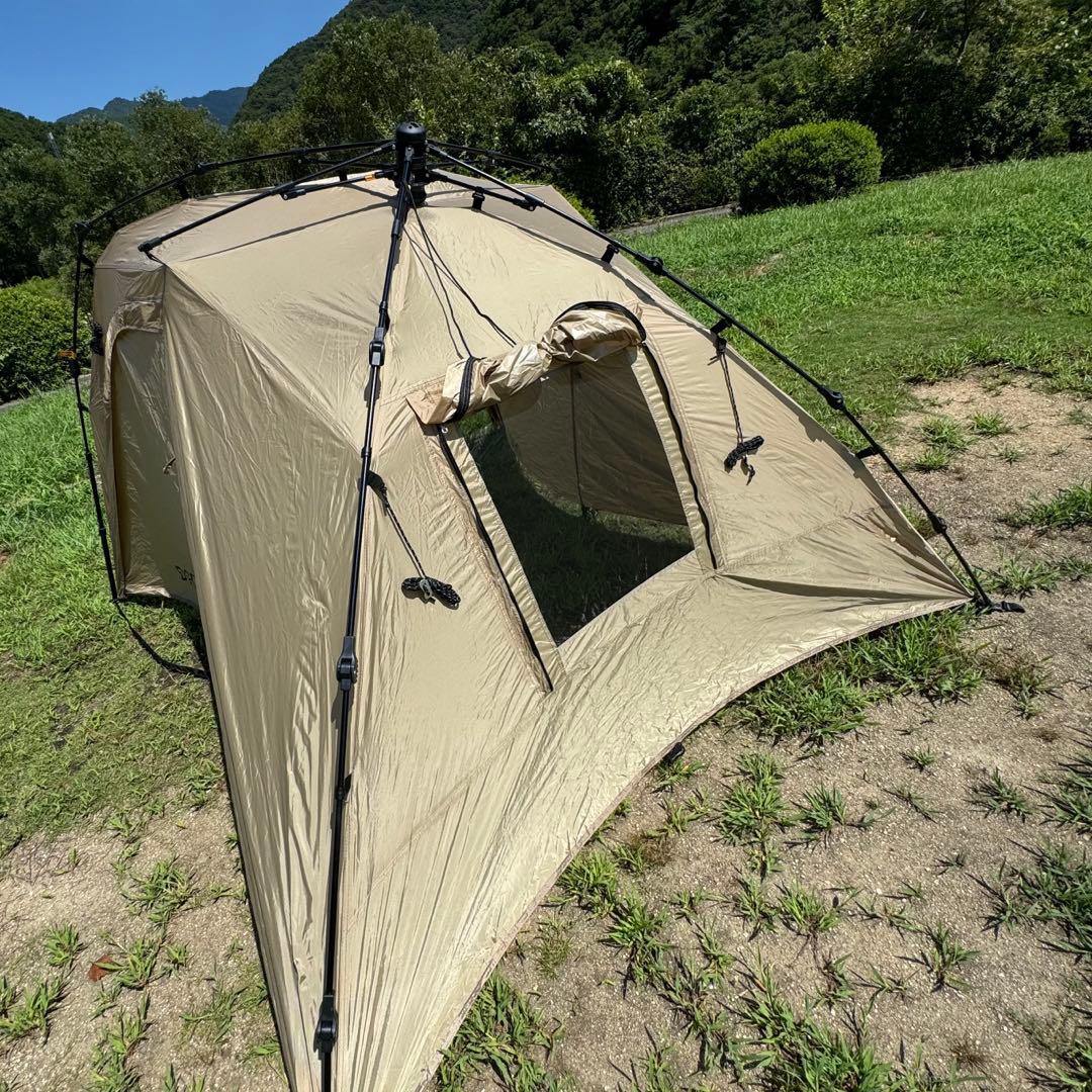 「骨組み破損」DODライダーズバイクインテント　 ワンタッチ 大きな前室