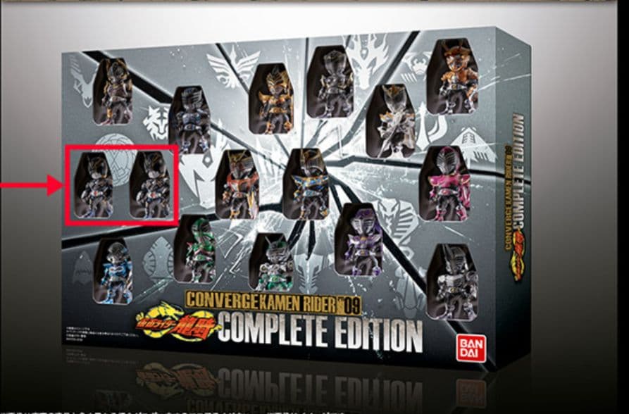 仮面ライダー　コンバージ　龍騎　フルセット