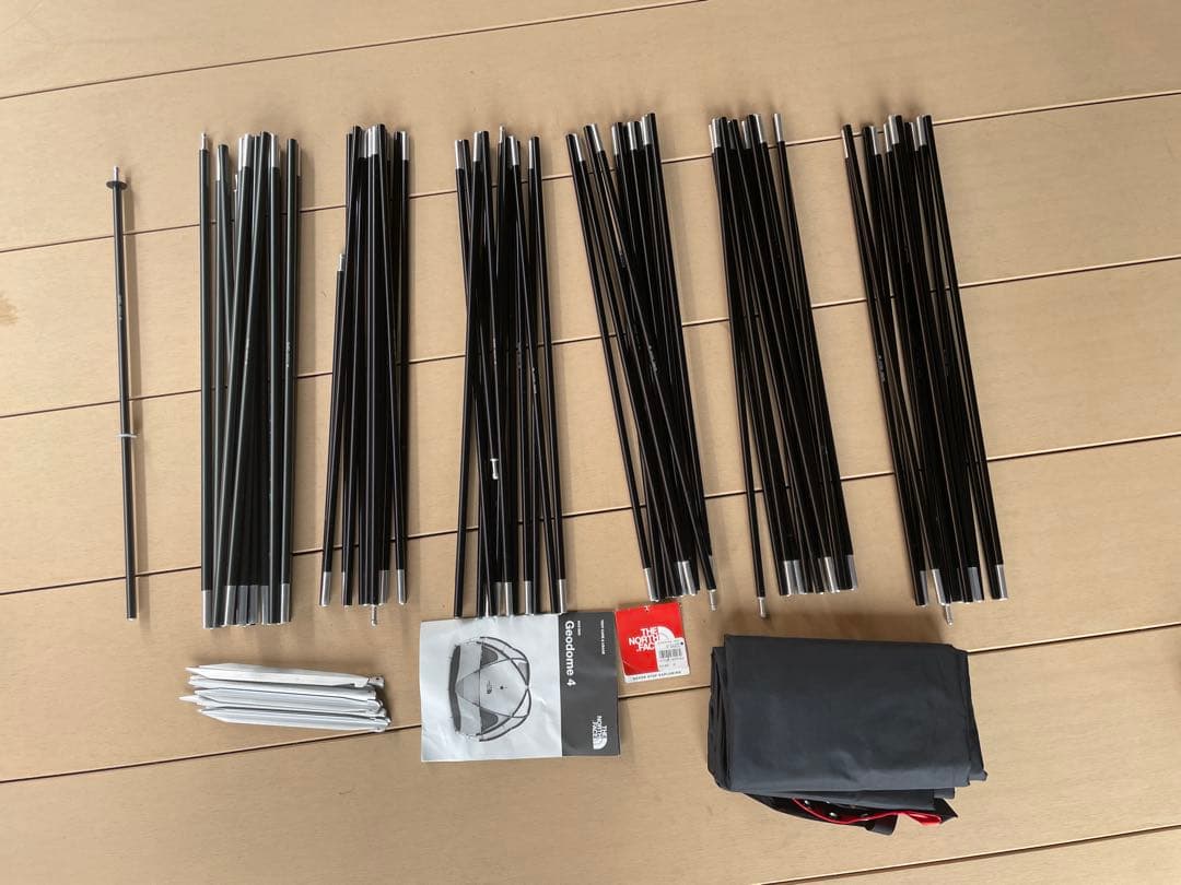 THE NORTH FACE ジオドーム4 、フットプリント付き