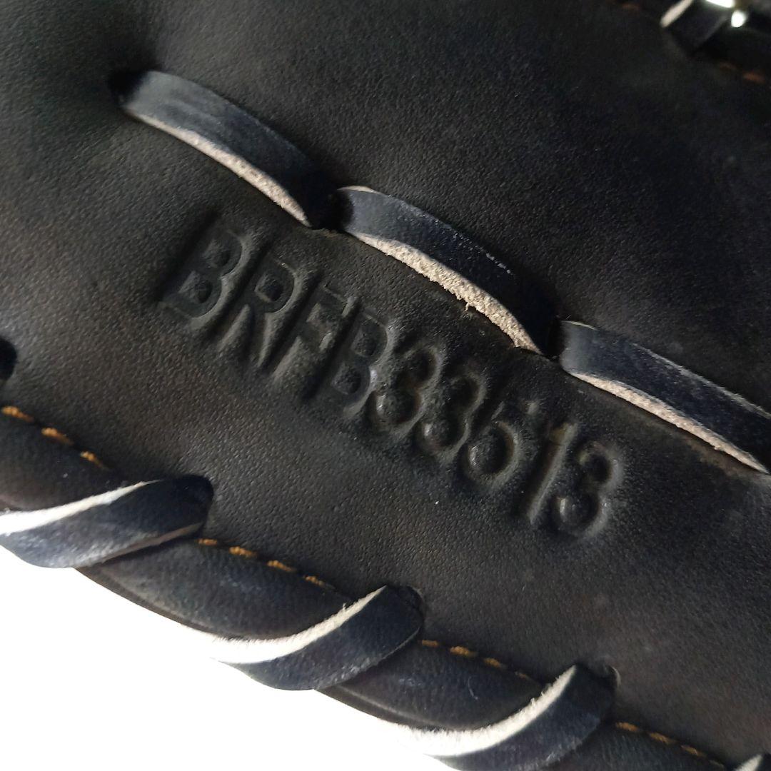 ZETT 一般軟式 右投げ ファーストミット ウイニングロード 大人用 ブラック