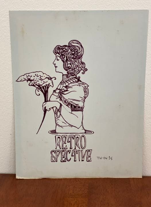 超激レア　タイラー・ウォーレン　2006年制作アート　レトロスペクティブ原画