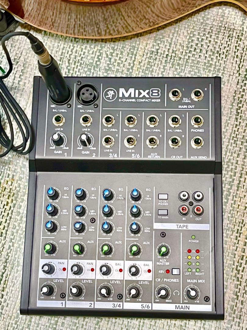 Mix8 8チャンネルアナログミキサー