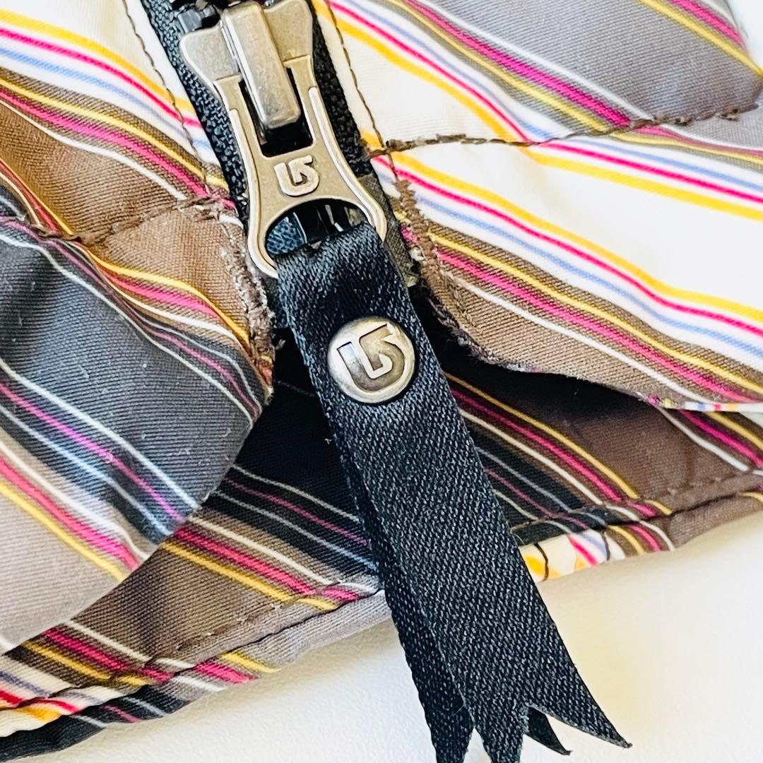 4357【新品タグ付き】バートン スノボウェア ジャケット ストライプ柄