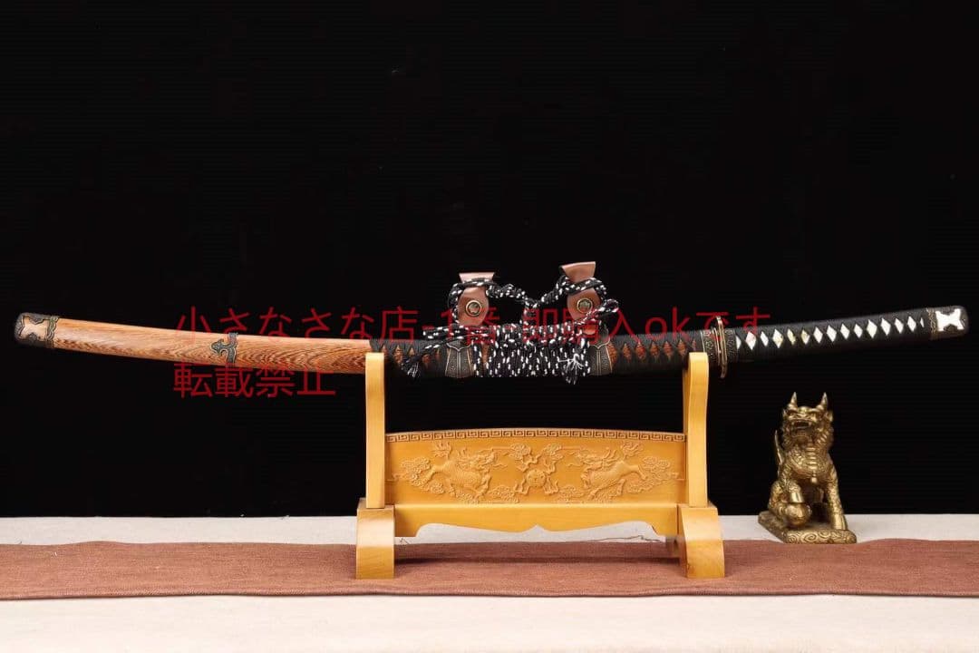 26寸T10焼刃シリーズ鋭利版花梨木一帰墟太刀 古兵器  日本刀 模造刀 居合刀