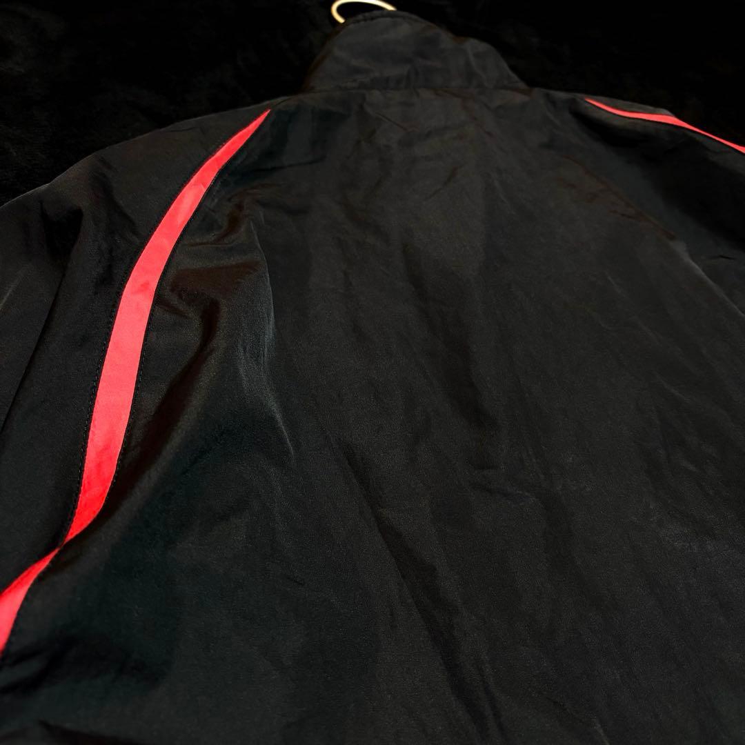 状態◎【asics／アシックス】ナイロンジャージ上下セット 刺繍ロゴ スポーツ