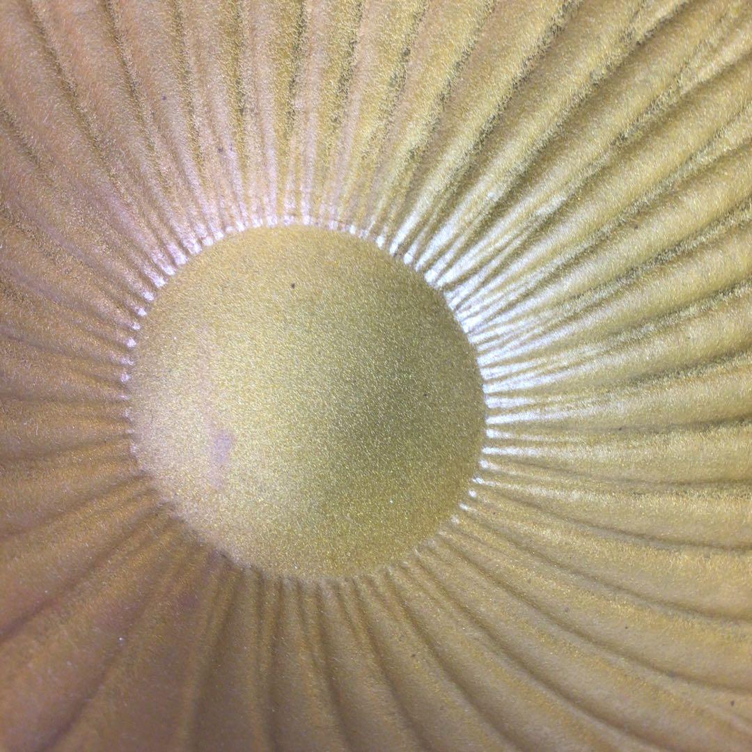 Ｒ６７１　建水　『中川浄益造』『而妙斎　書付』『菊彫モール建水』　共箱　茶道具