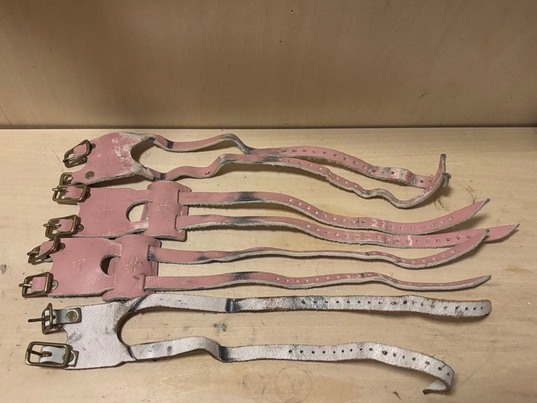 ピストバイク　トゥークリップ　ストラップ　4本セット