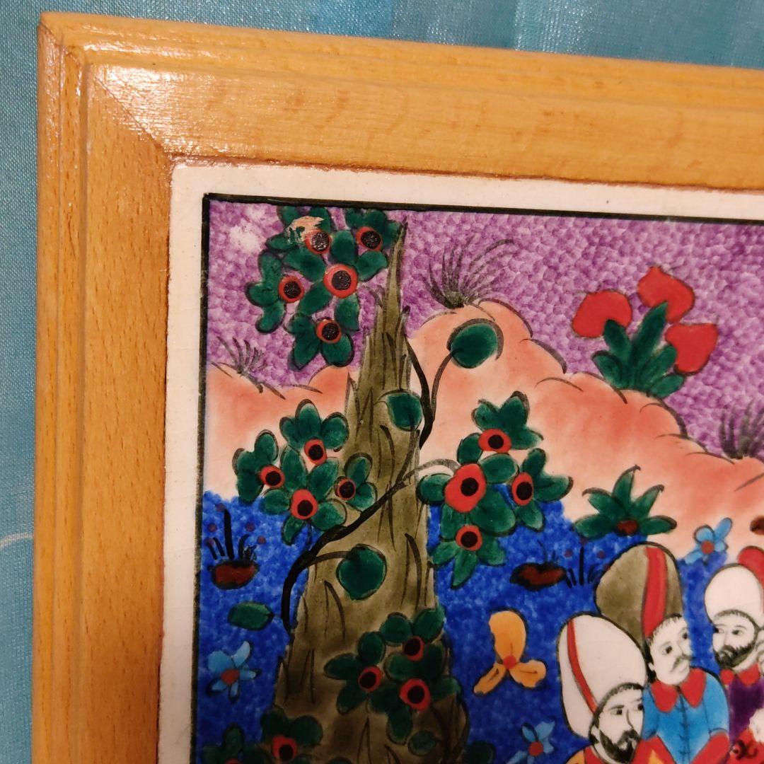 トルコ タイル Kutahya 陶器 キュタフヤ Hand Painting