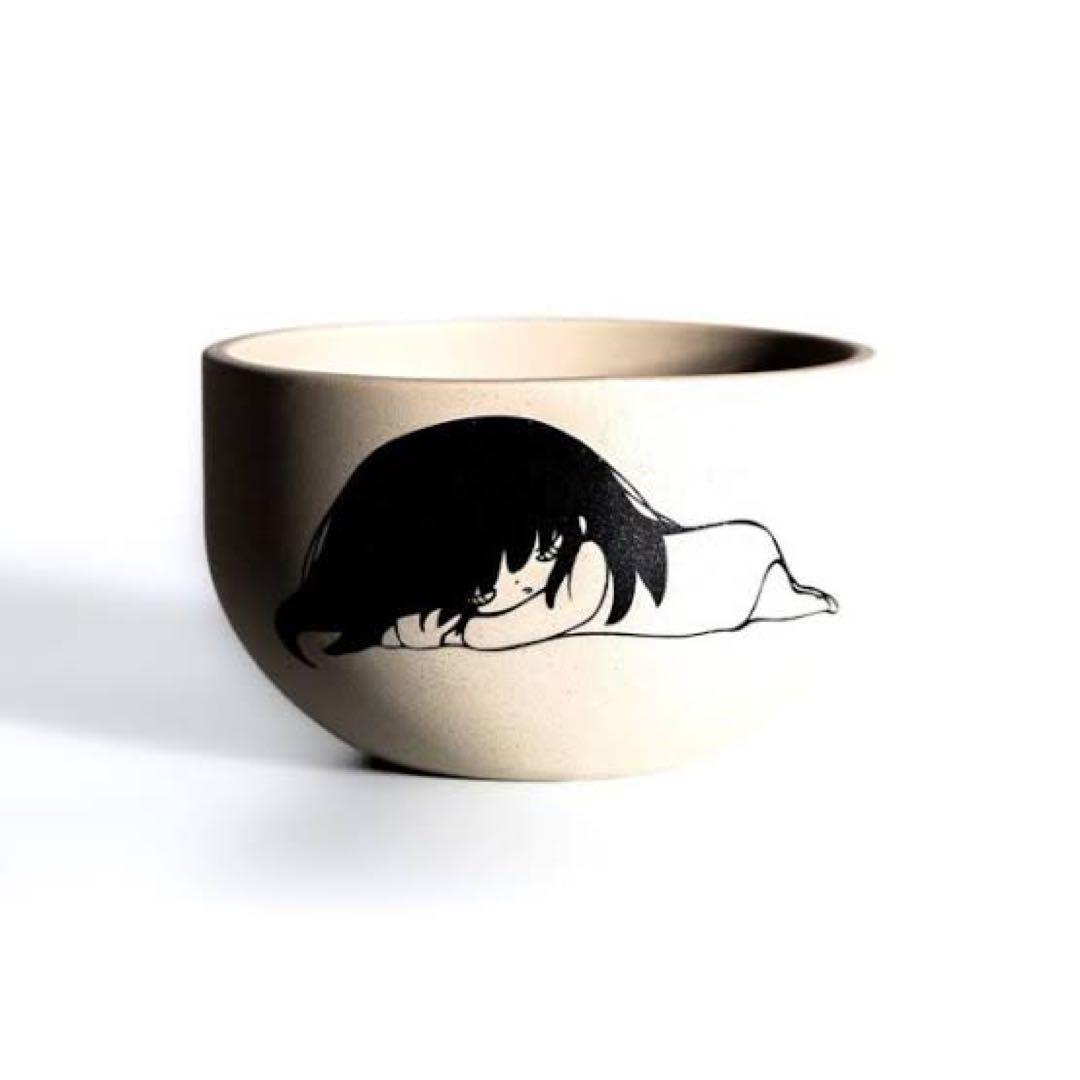 アート鉢 by カメ子カメ男 ダークグレー ライトグレー