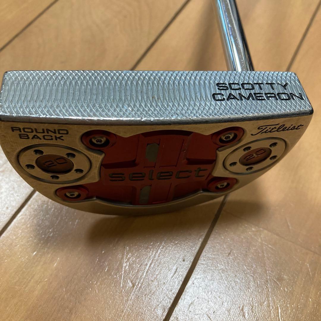 値下げ　中古　タイトリスト　パター　３３インチ　カバー付き