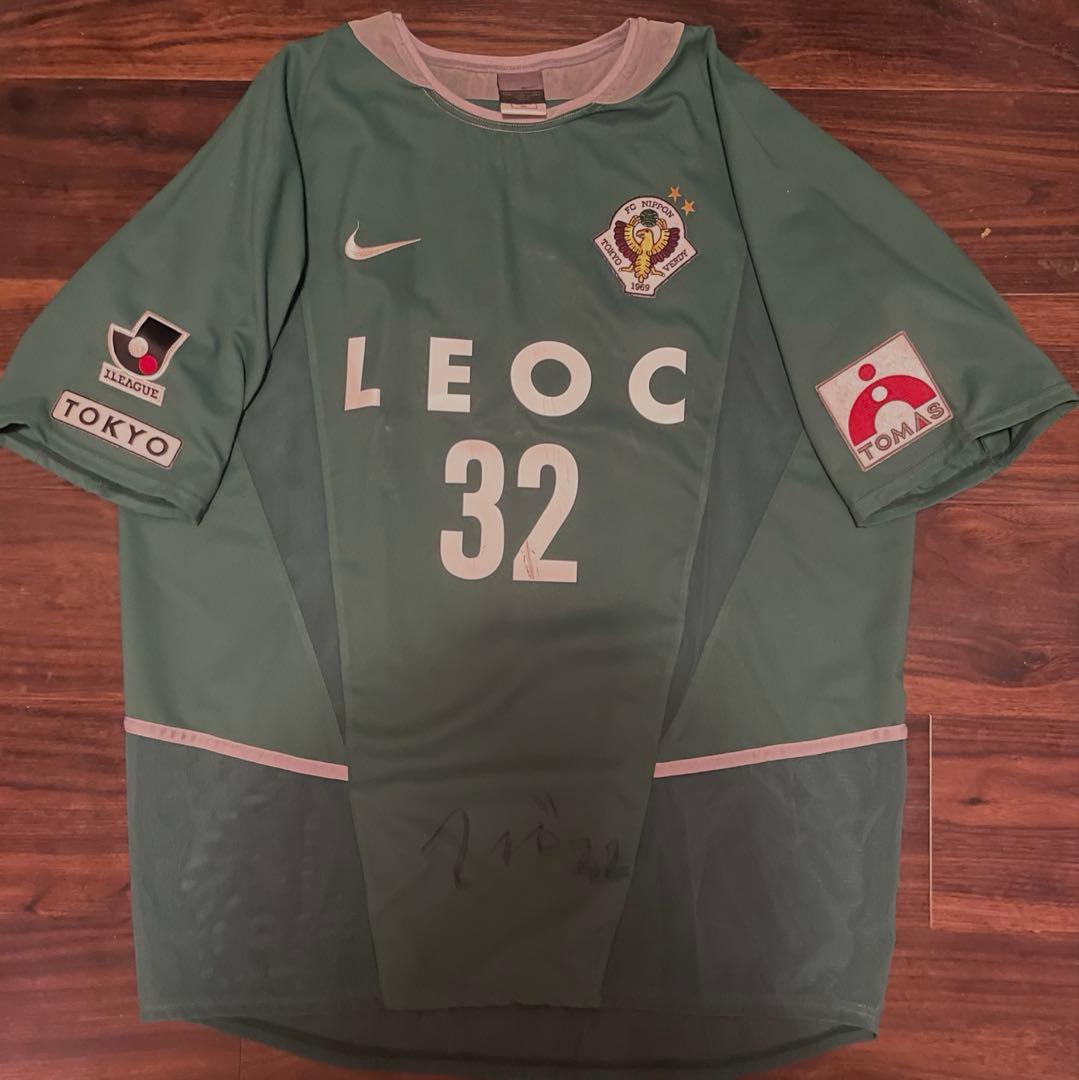 東京ヴェルディ　ホーム　2004年支給品シャツ　天皇杯優勝ユニフォーム　NIKE