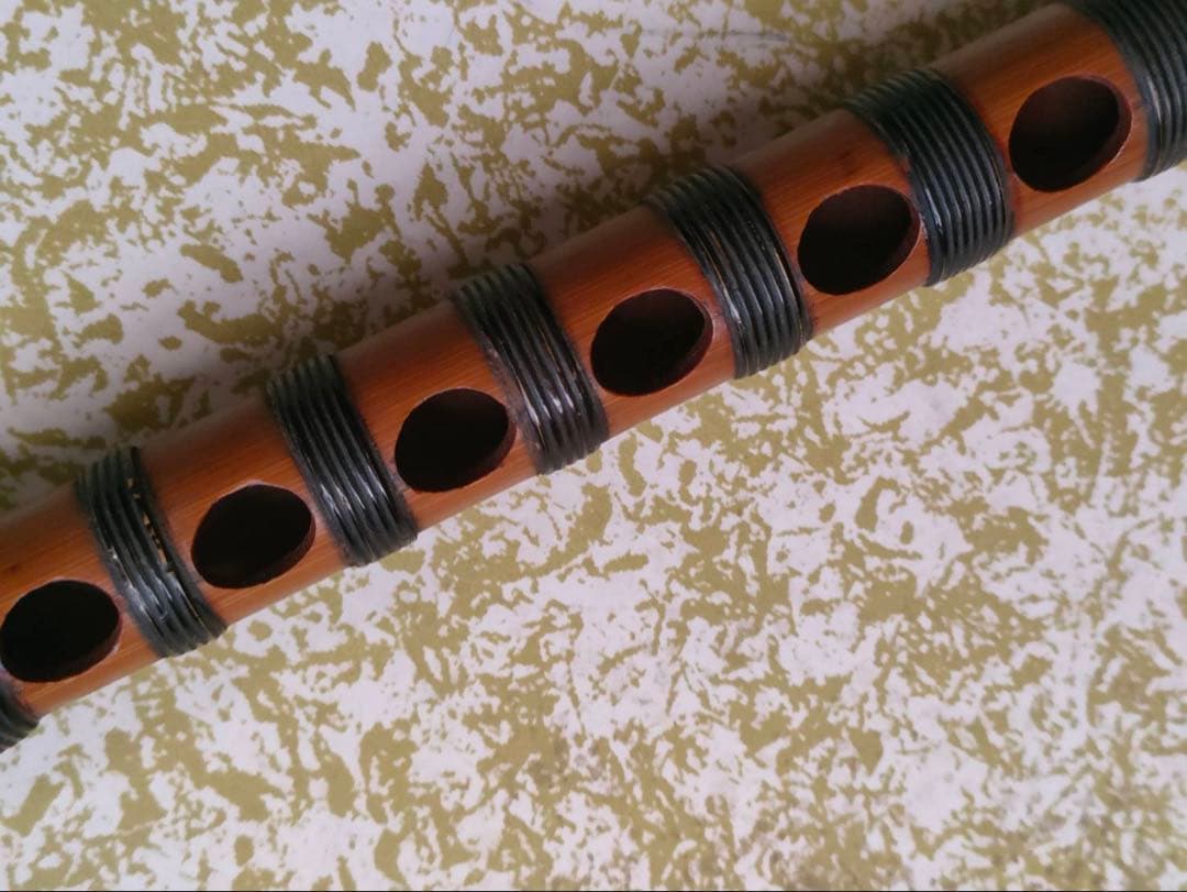 龍笛 本管 竹製 木箱付