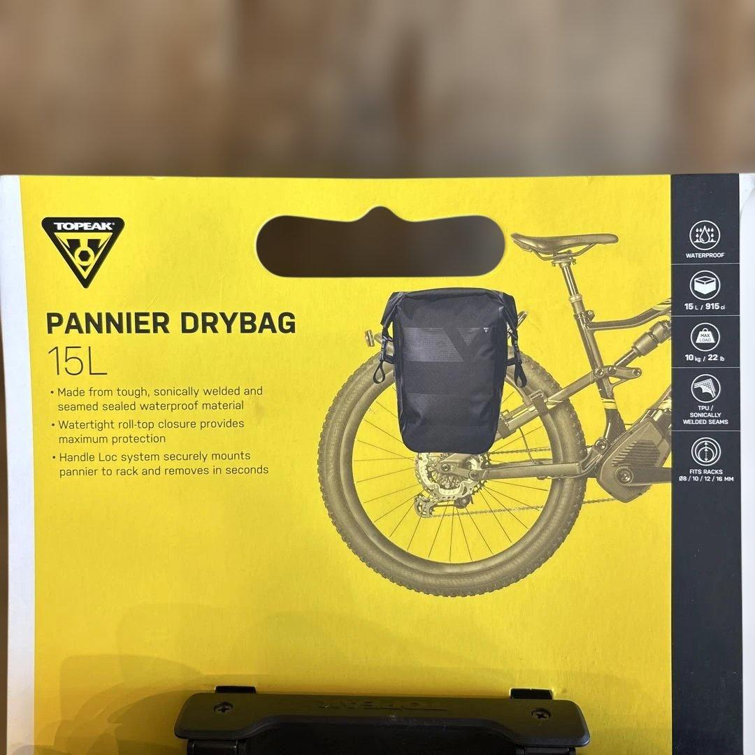 【新品】トピーク パニア ドライバッグ 15L（２個セット）