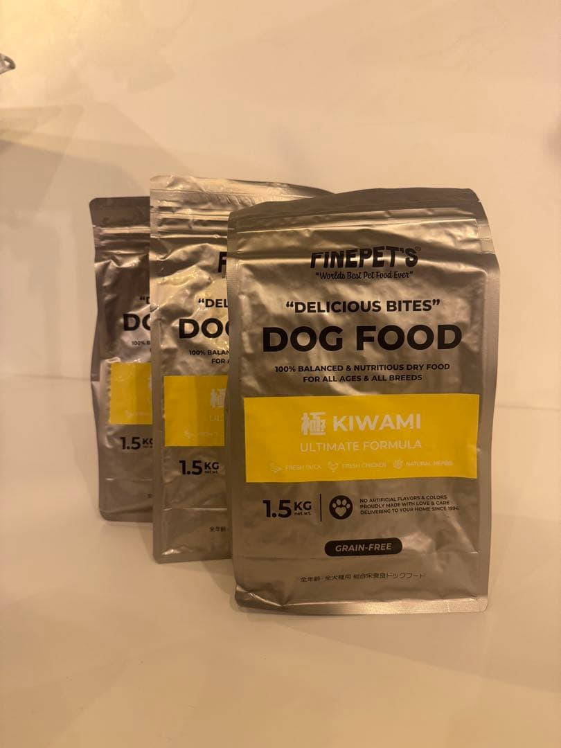 ドッグフード FINEPETS KIWAMI ULTIMATE FORMULA 1.5kg
