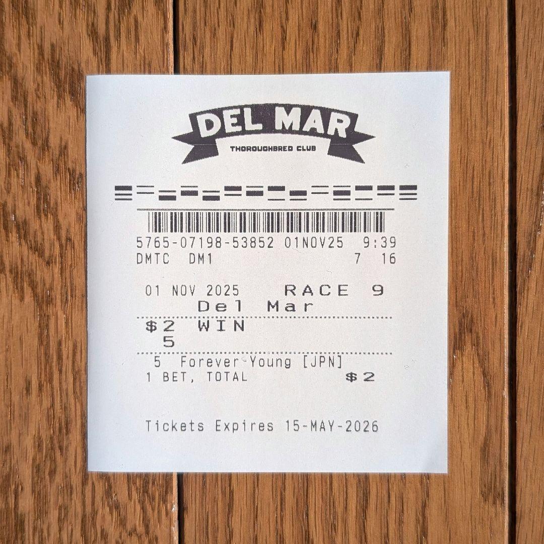 フォーエバーヤング BCクラシック 単勝馬券 パンフレット 写真セット