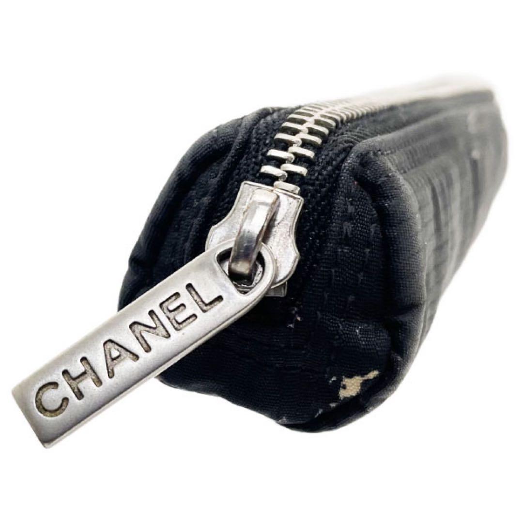 シャネル ペンケース 筆箱 筆記用具 ポーチ ケース 旧トラベル 15958