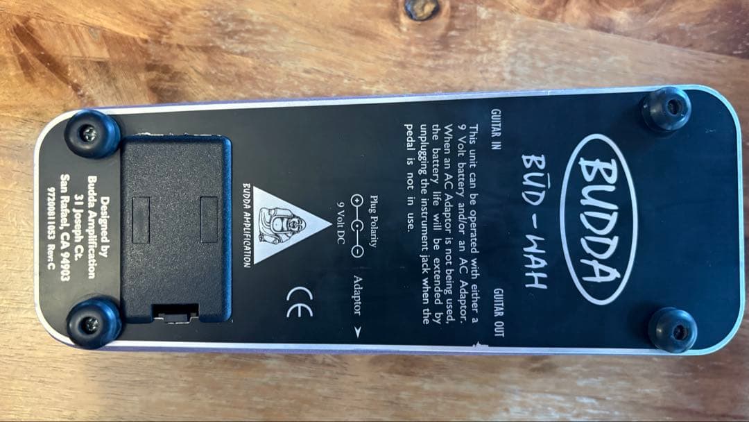 BUDDA Wah ブッダ ワウペダル LED改造済