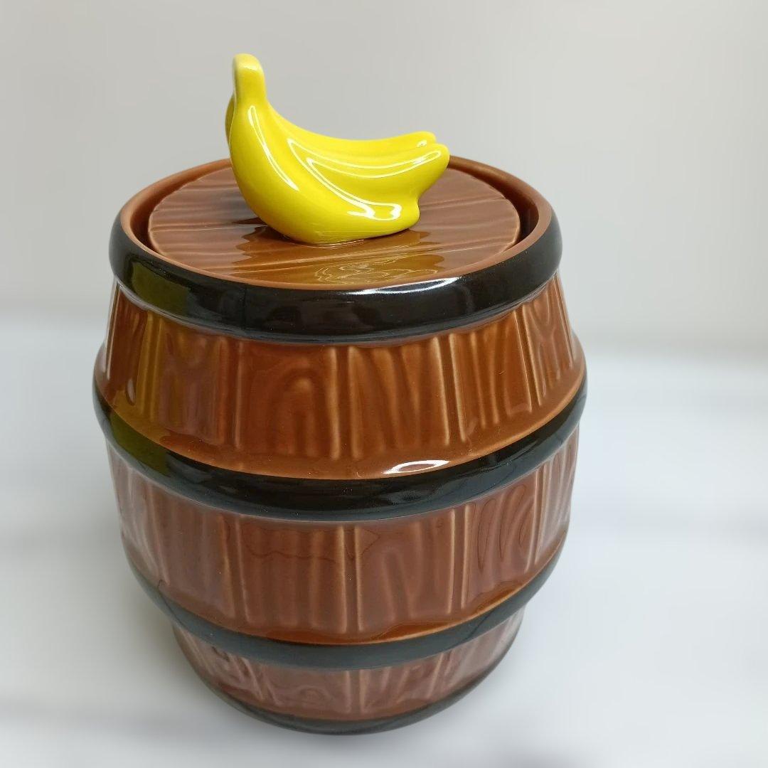 【ニンテンドーミュージアム購入】ドンキーコング バナナバレル収納容器