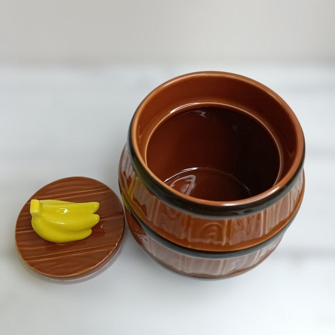 【ニンテンドーミュージアム購入】ドンキーコング バナナバレル収納容器