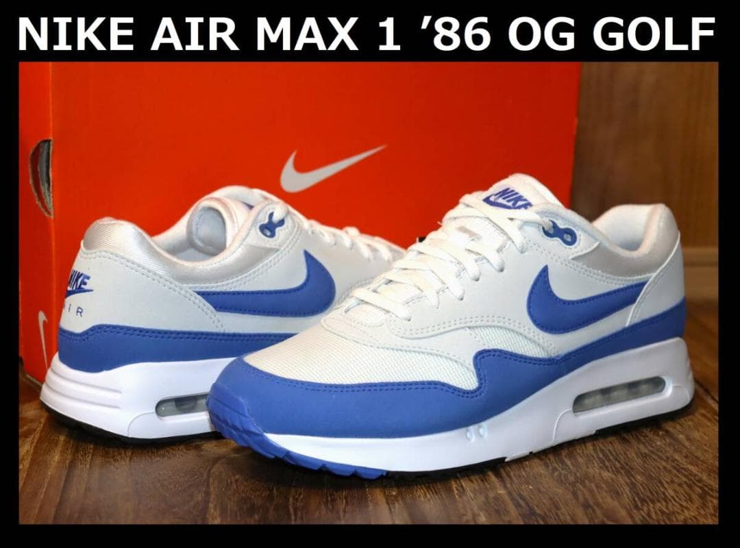 新品 NIKE エア マックス 1 '86 OG ゴルフシューズ 26cm　Ⓗ