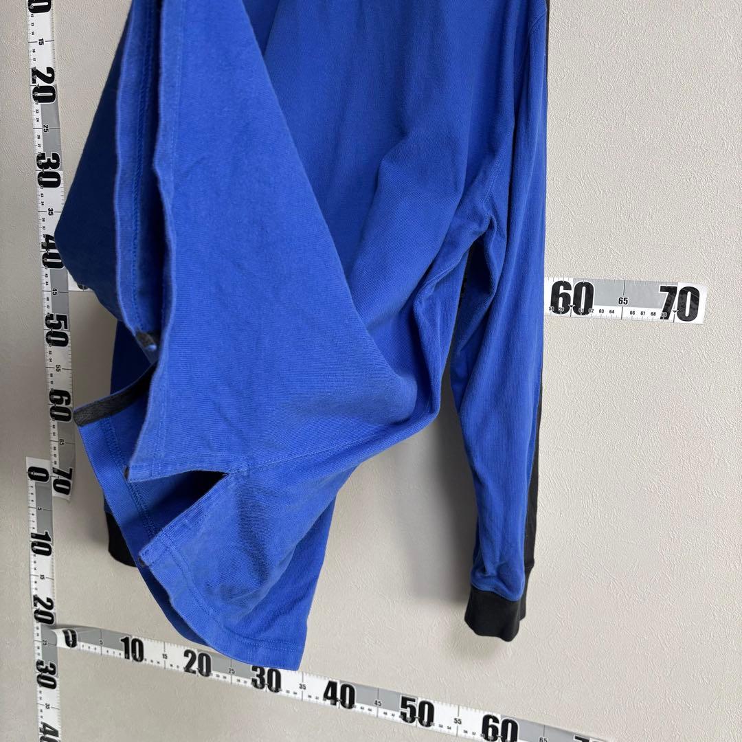 青 L POLO ポロ Ralph Lauren ラルフローレン長袖ラガーシャツ