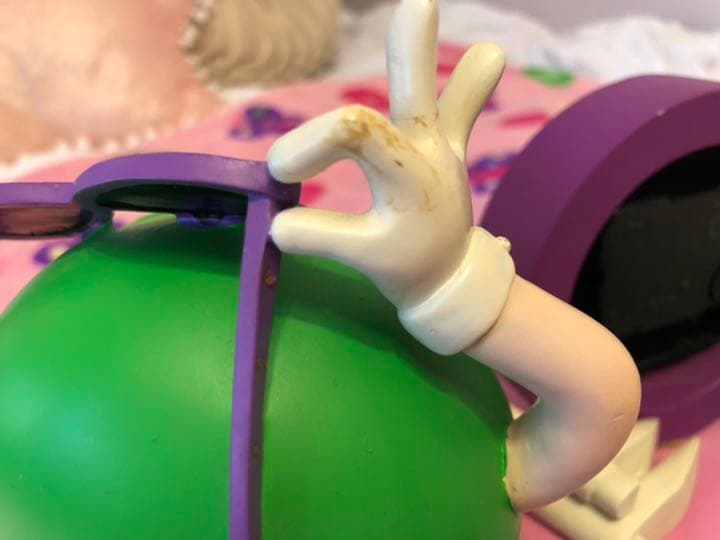 [激レア]動作確認済早い者勝ち！N.Y店購入m&m’s グリーン置き時計